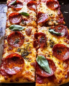 Tomato Herb Pepperoni Pizza Recipe