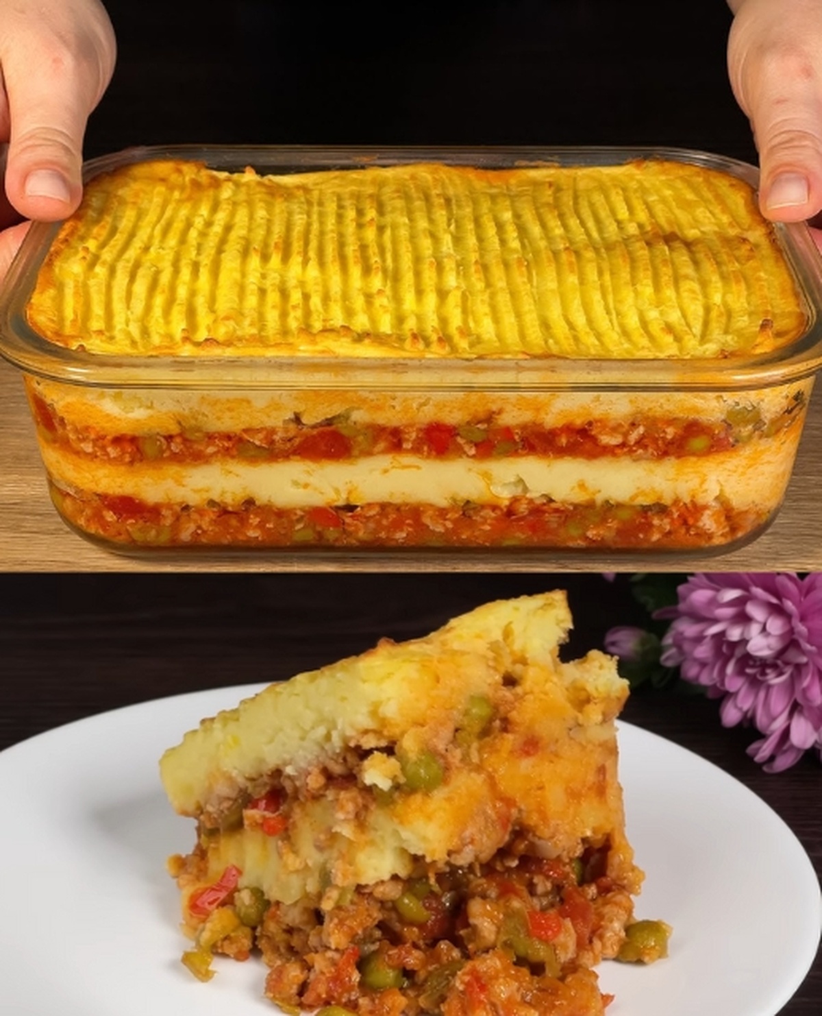 Rustic Potato and Minced Pork Gratin Recipe