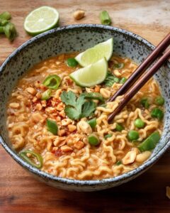 Creamy Spicy Thai Peanut Ramen Delight Recipe