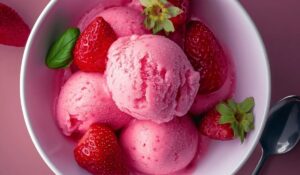 Strawberry Cream Sorbet Recipe