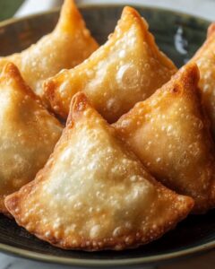 Crispy Savory Sambusas with Spiced Meat Filling Recipe