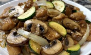 Chicken and Mushroom Stir Fry Recipe