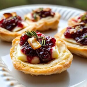 Cranberry Brie Bites Recipe