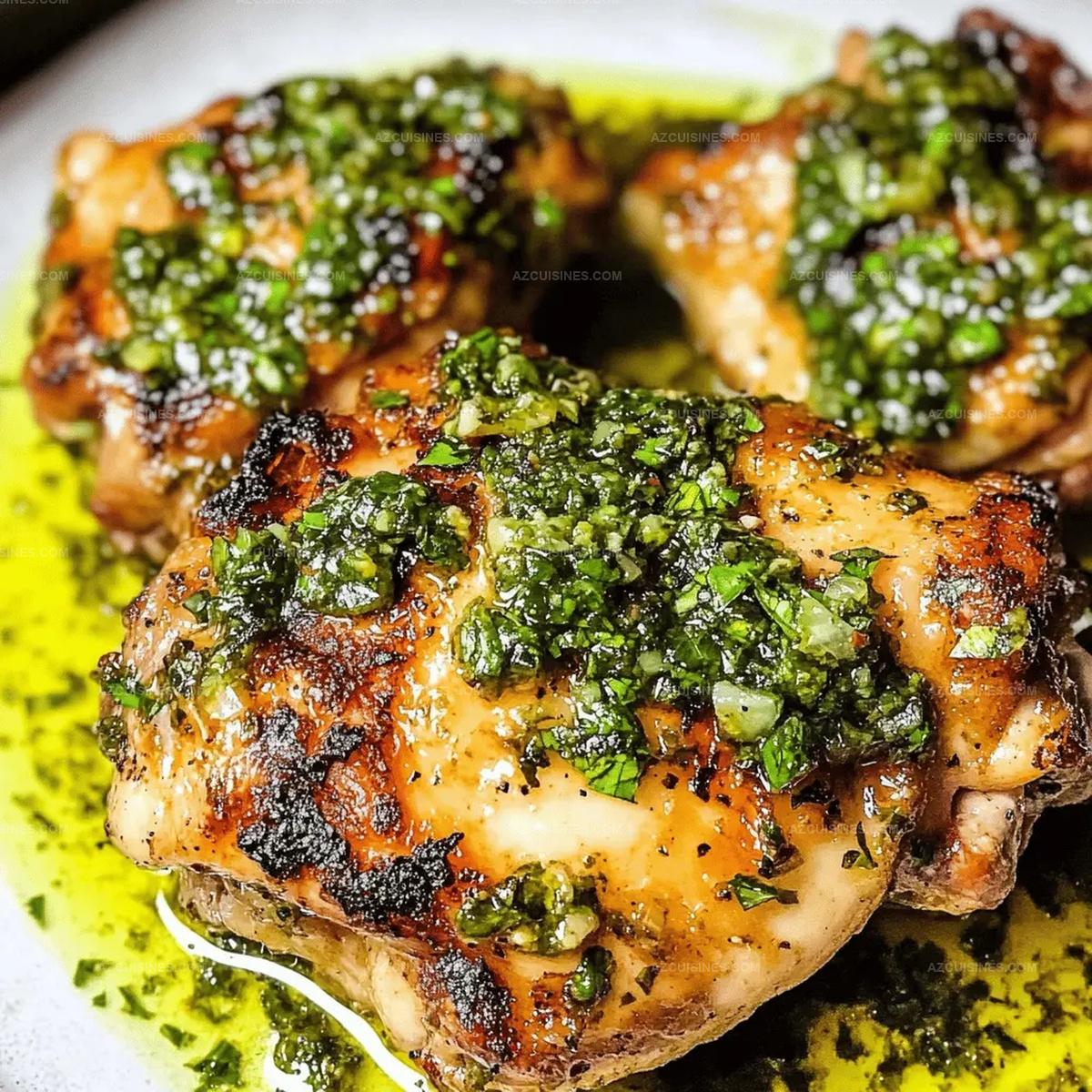 Chimichurri Chicken Thighs Recipe