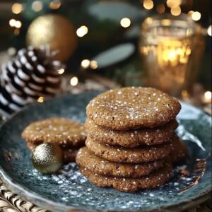 Soft And Chewy Ginger Snaps Recipe
