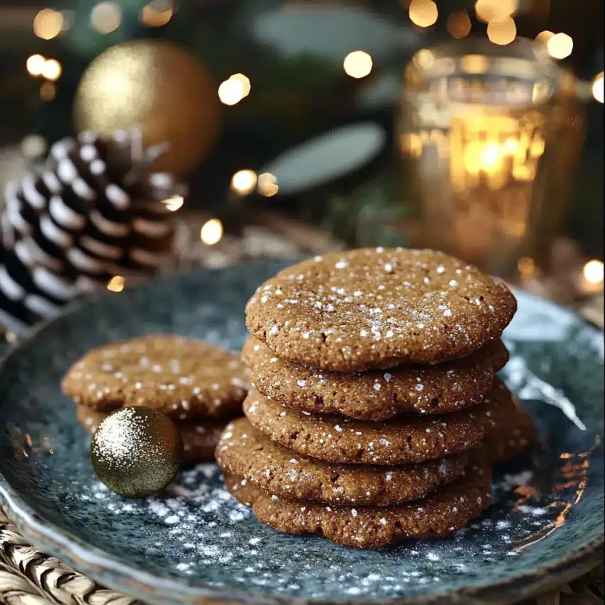 Soft And Chewy Ginger Snaps Recipe