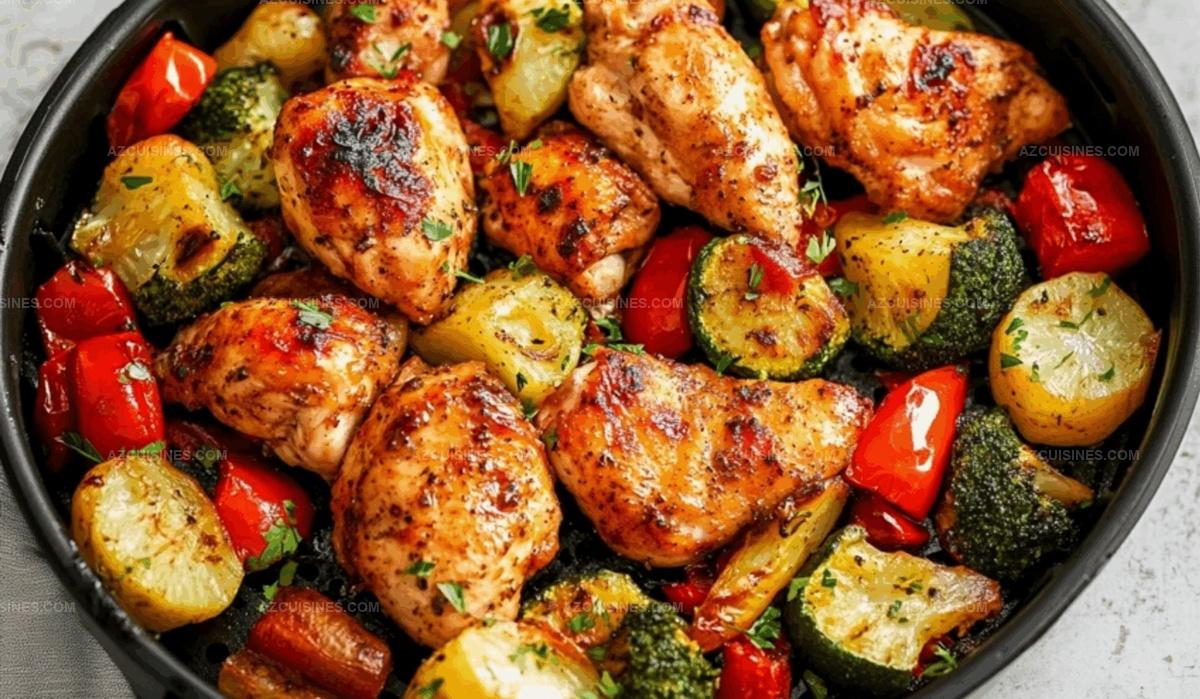 Air Fryer Chicken and Vegetables Recipe