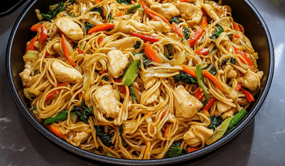 Chicken Chow Mein With The Best Chow Mein Sauce Recipe