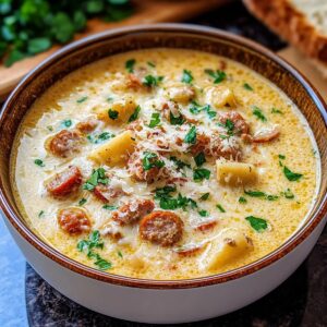Parmesan Italian Sausage Soup Recipe