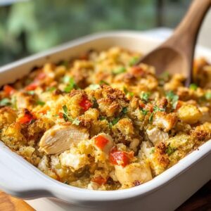 Chicken and Stuffing Casserole Bake Recipe
