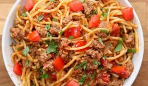 One-Pot Taco Spaghetti Recipe