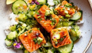 Bang Bang Salmon Bowl Recipe