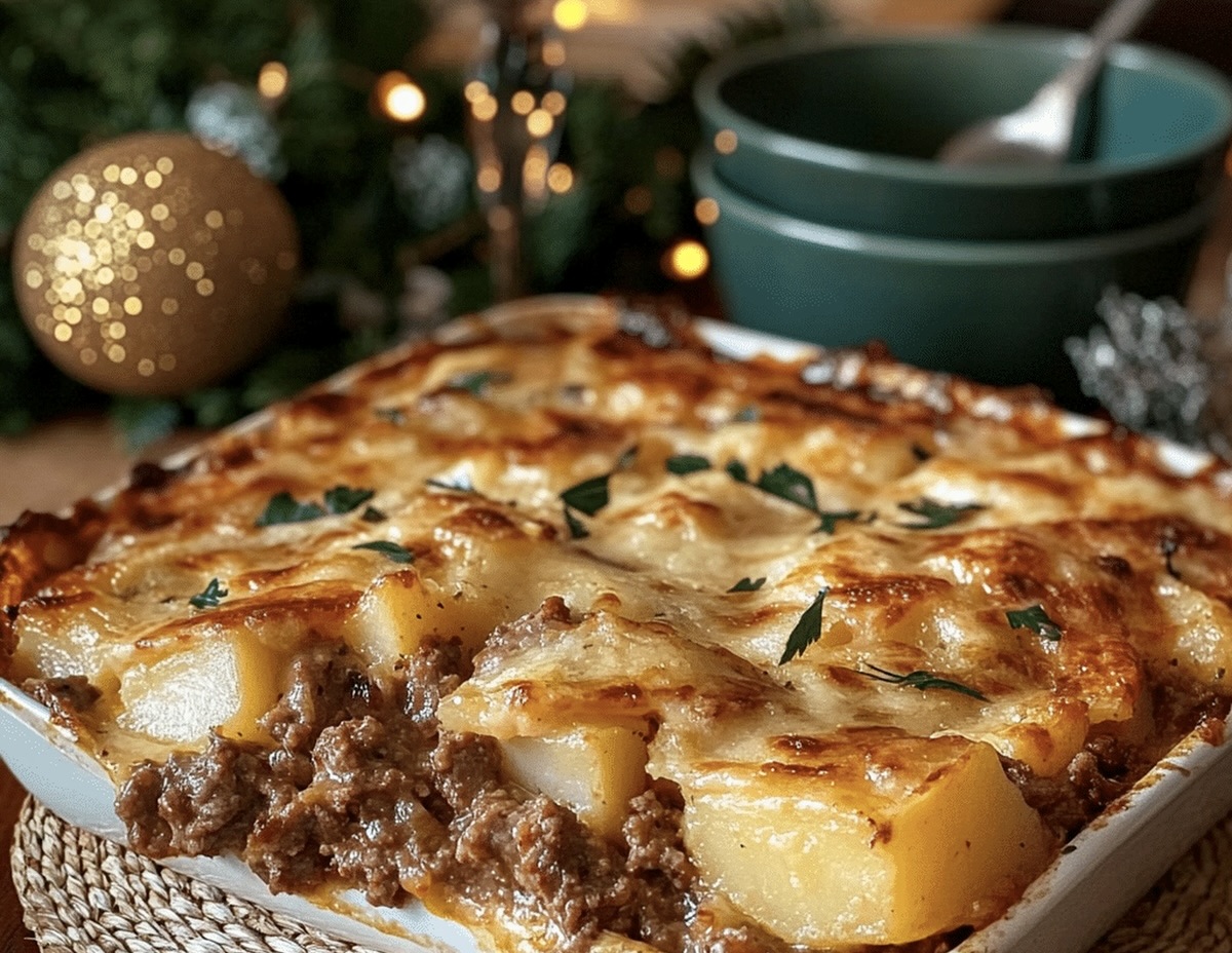 Meat & Potato Casserole Recipe