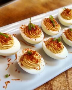 Sriracha Deviled Eggs Recipe