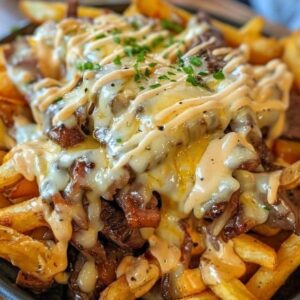 Philly Steak Cheese Fries Recipe