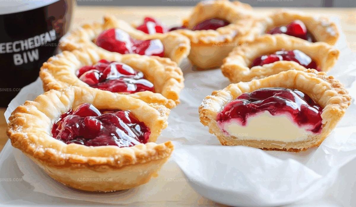 Cherry Cheesecake Pie Bites Recipe