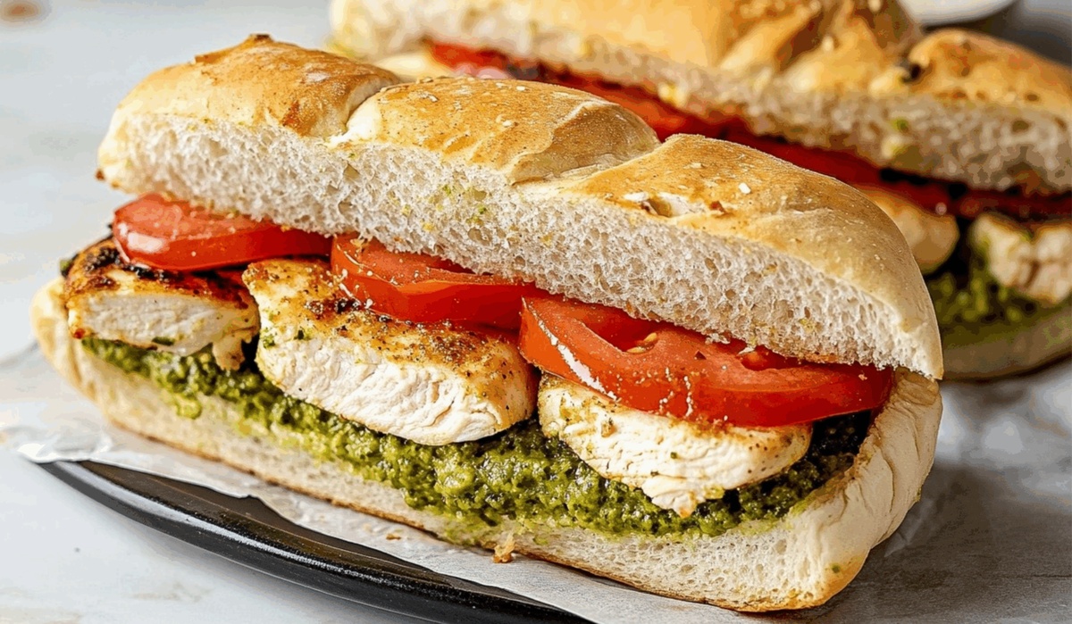 Chicken Pesto Sandwich Recipe