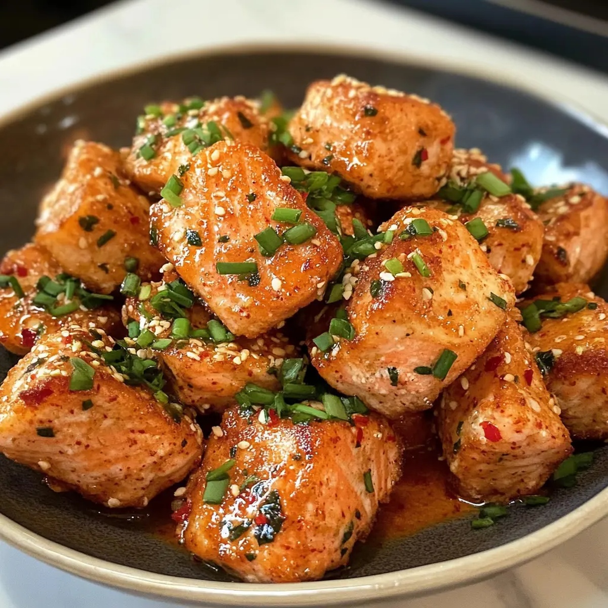 Bang Bang Salmon Bites Recipe