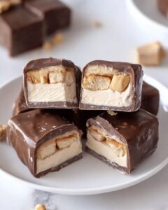 Snickers Ice Cream Bars Recipe