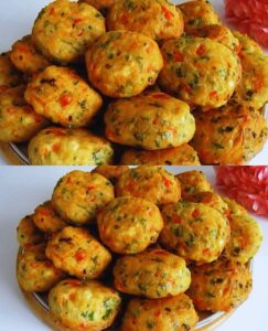 Garden Veggie and Curd Cheese Fritters Recipe