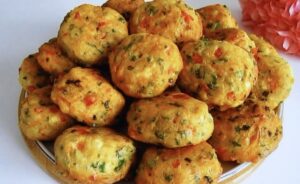 Garden Veggie and Curd Cheese Fritters Recipe