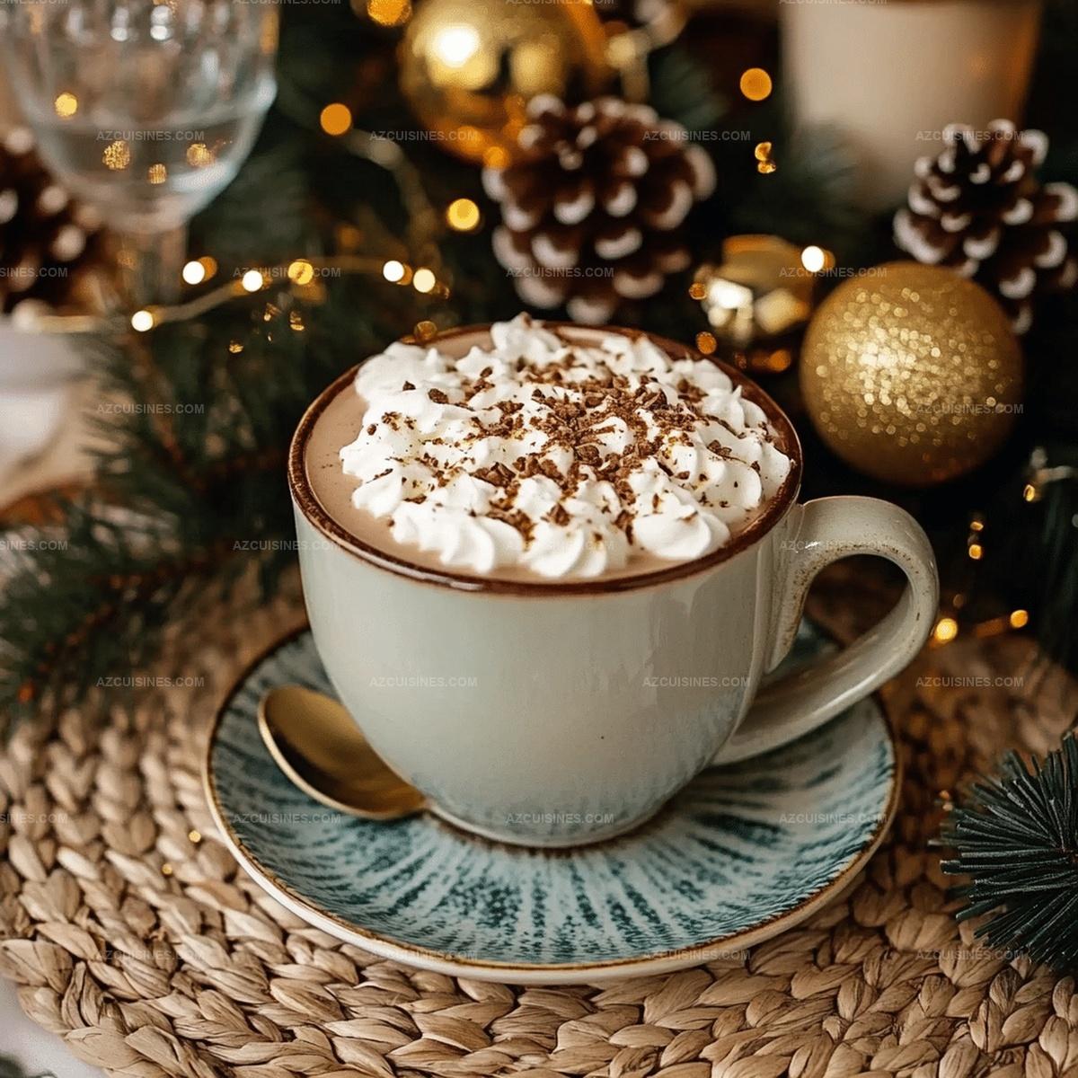 White Christmas Hot Chocolate Recipe