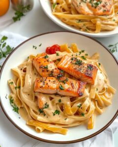 Creamy Cajun Salmon Pasta Recipe
