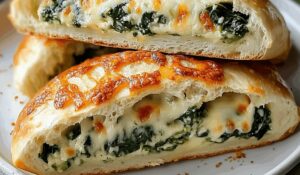Spinach Stuffed Bread Recipe