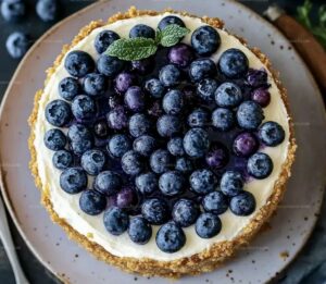 No Bake Blueberry Cheesecake Recipe