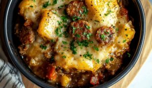 Crockpot Sausage Casserole Recipe
