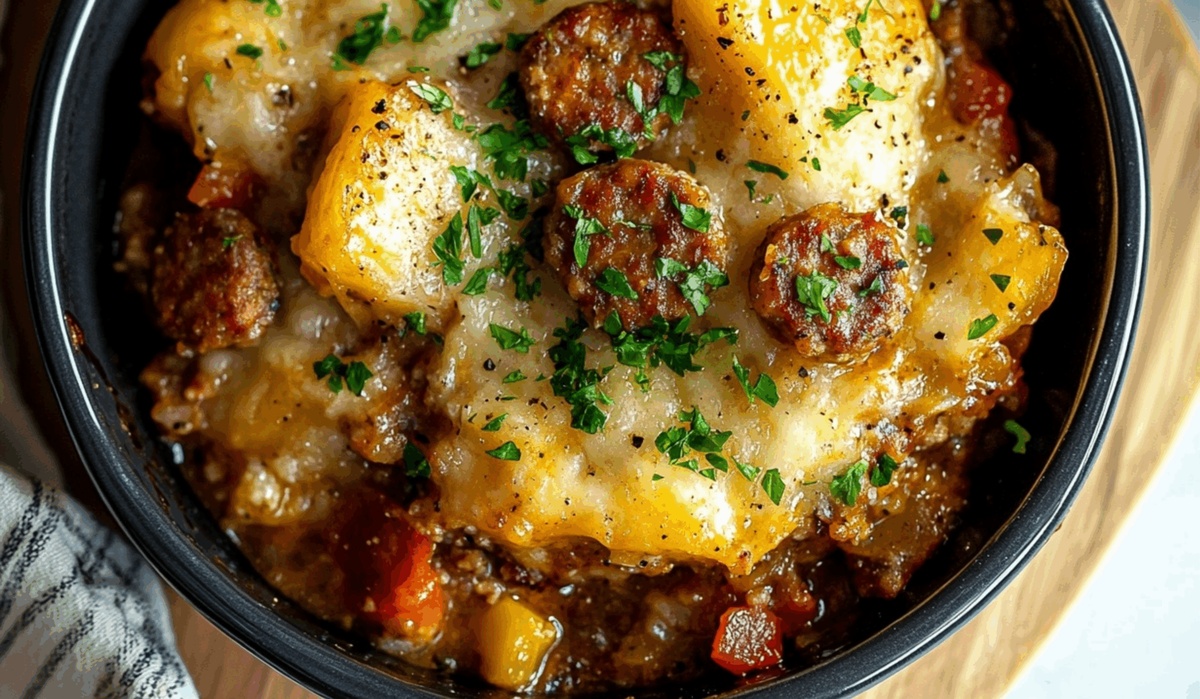 Crockpot Sausage Casserole Recipe