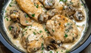 Herb Mushroom Chicken Recipe