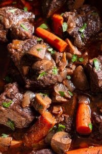 Beef Bourguignon Slow Cooker Recipe