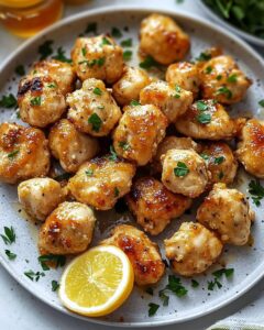 15-Minute Garlic Butter Chicken Bites Recipe
