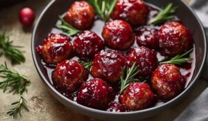 Homemade Cranberry Meatballs Recipe