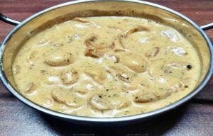 Creamy Butter Garlic Mushrooms Recipe