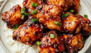 Sweet Chili Chicken Thighs in Air Fryer Recipe