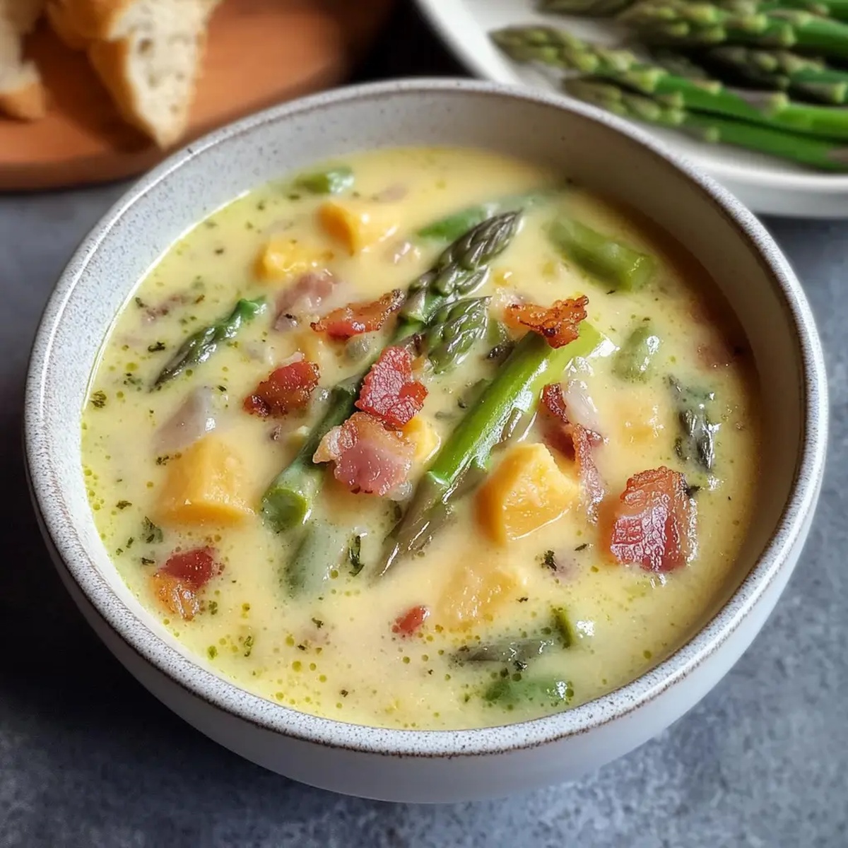 Bacon Asparagus Soup Recipe