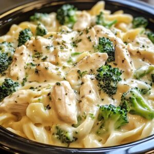 Crockpot Chicken Broccoli Alfredo Recipe