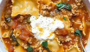 Delicious Lasagna Soup Recipe