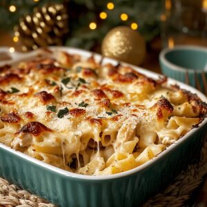 Garlic Parmesan Chicken Pasta Bake Recipe
