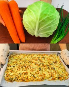 Healthy Cabbage and Carrot Bake for Weight Loss Recipe