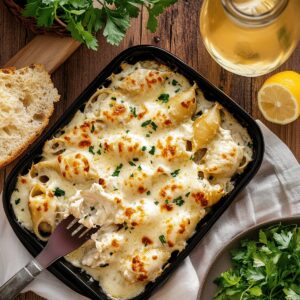 Million Dollar Chicken Alfredo Stuffed Shells Recipe