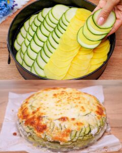 Creamy Zucchini and Potato Bake Recipe