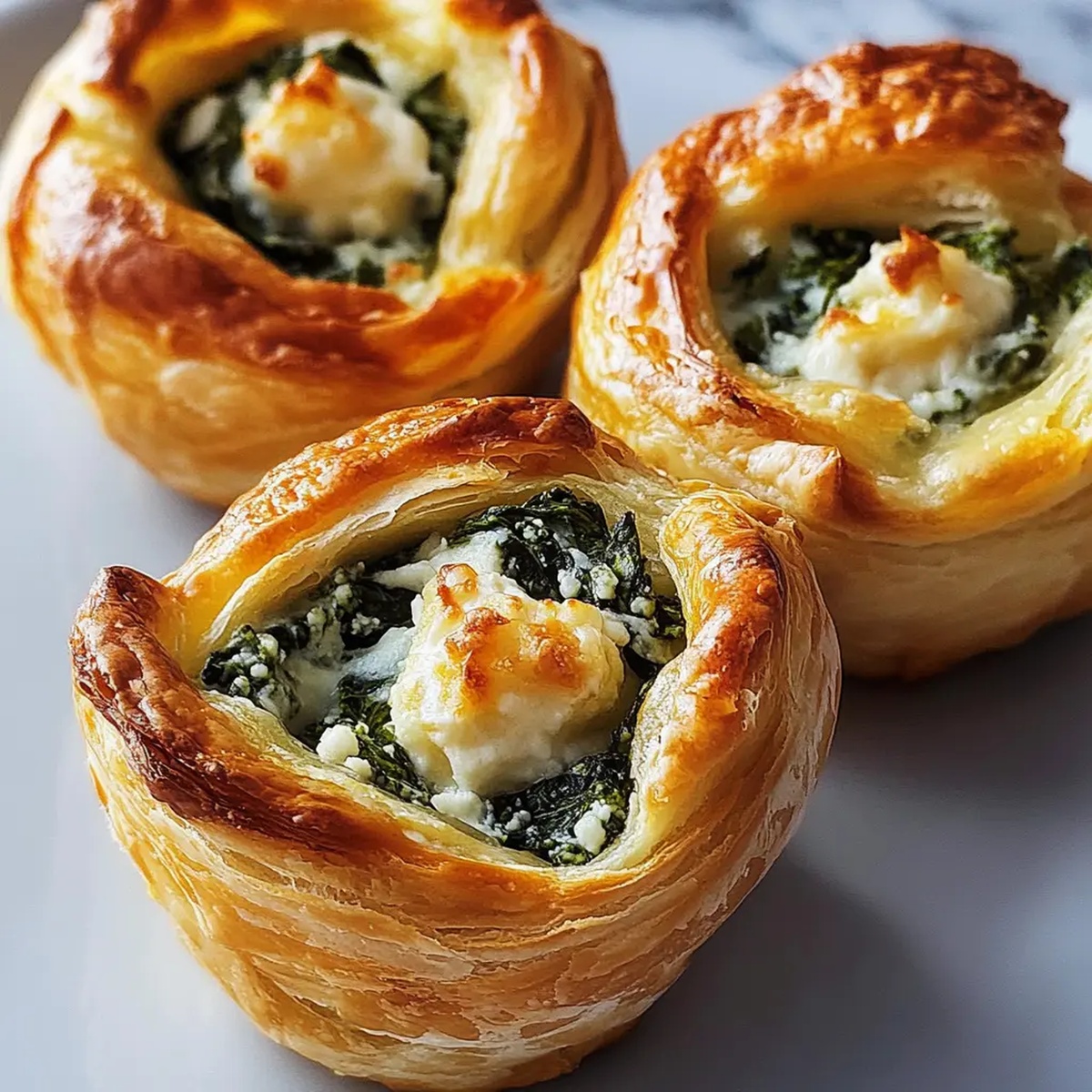 Spinach and Cream Cheese Puffs Recipe