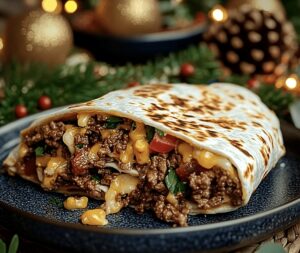 Nacho Cheese Beef Wrap Recipe