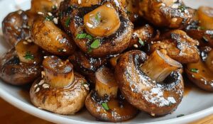 Steakhouse Garlic Butter Mushrooms Recipe