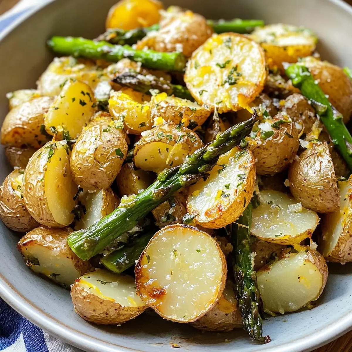 Roasted Potatoes and Asparagus Recipe