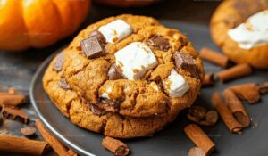 Pumpkin Smores Cookies Recipe