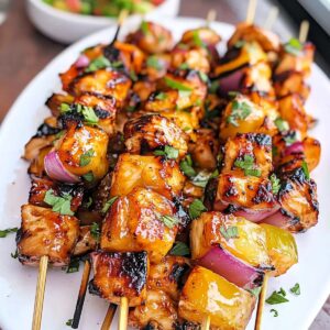 Hawaiian Chicken Kabobs Recipe